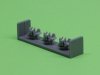 Master SM-350-092 USN 40 mm/56 Bofors twin mount ver.2 / with Mk-51 director - (resin, PE and turned parts) - (6pcs) 1:350